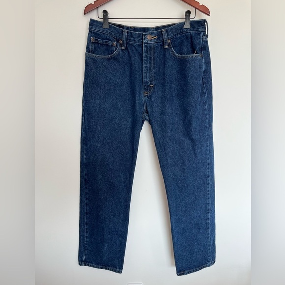 Wrangler Classic Blue Denim Jeans size 34x30 - Picture 2 of 5